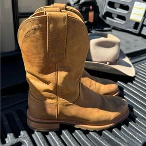 Tecovas Yellowstone The Stockton (straw, oiled, bovine) Size 10 Mens Like New.